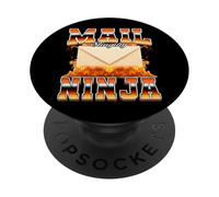 Posta Slinging Ninja Servizio postale Postal Worker Mailman PopSockets PopGrip Adesivo