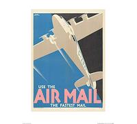 Postal Museum Stampe, Multi-Colour, 60 x 80 cm