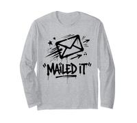Postal Service Mailwoman Postwoman Postman Mailed It Maglia a Manica