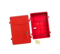 Postale per Esterno da parete Cassetta postale for montaggio a parete Pratica cassetta di grande capacità for la casa scolastica all'aperto per pareti, pareti(Red)