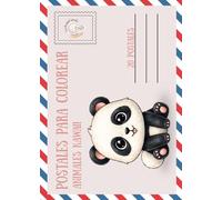 POSTALES PARA COLOREAR - Animales kawaii: Libro de colorear con 20 postales para pintar, escribir y compartir.