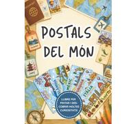 Postals del món 1. Llibre amb il·lustracions per pintar per a nens i nenes