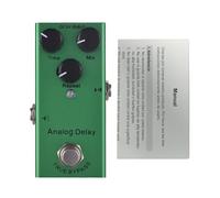 Postato di chitarra analogico Mini Guitars Effetti di ritardo del ritardo analogico Effettore con vere toni vintage per bypass per chitarristi elettrici 9,3 x 5 x 3,4 cm