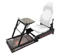 Postazione di guida gaming TRASPORTABILE, RICHIUDIBILE e SALVASPAZIO - La play seat solida, compatibile con tutte le console - DRIVERKUBE V1_2019_W BIANCO