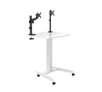 Postazione di lavoro per laptop con supporto da seduta, CTA regolabile per laptop con 2 occhielli compatibili VESA (PAD-ARLTD2)