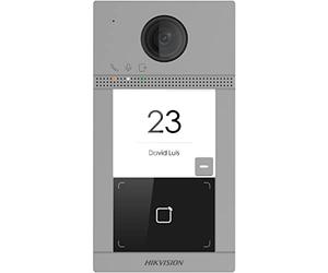 Postazione esterna Hikvision 1 pulsanti videocitofono WiFi IP con telecamere HD
