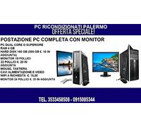 POSTAZIONE INFORMATICA COMPLETA PC Fisso COMPUTER USATO RICONDIZIONATO