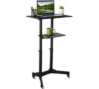 ICA-TB-TPM-1BK - Carrello per proiettore e notebook, nero