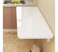 Postazioni Di Lavoro for Studio Pieghevole,Salvaspazio Scrivania Piccola,tavolo Da Pranzo,montaggio A Parete,Tavolino Da Pranzo,Soggiorno,Salotto,Bagno,Cucina,Ufficio(70 * 40cm)