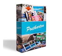 Postcard album incl. 50 pocket sheets for 4 postcards per sheet, B-design