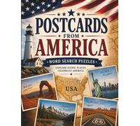 Postcards from America Word Search: 50 Large Print Puzzles for Adults & Seniors with Solutions Inspired by America's Scenic Destinations and Travel Memories