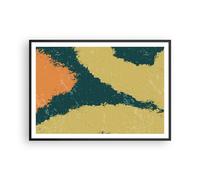 Poster 100x70cm Astrazione Pezzo Invecchiato Stampe Immagini Quadri Moderni