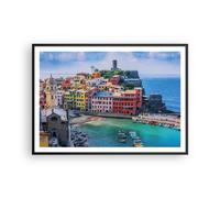 Poster 100x70cm Colori Edifici Italia Stampe Immagini Quadri Moderni Murale