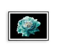 Poster 100x70cm Fiore Fioritura Peonia Stampe Immagini Quadri Moderni Murale