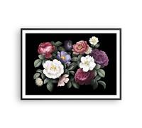 Poster 100x70cm Fiori Bouquet Composizione Stampe Immagini Quadri Moderni Murale
