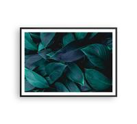 Poster 100x70cm Foglie Natura Botanica Stampe Immagini Quadri Moderni Murale