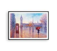 Poster 100x70cm Grande Ben Ombrello Stampe Immagini Quadri Moderni Murale