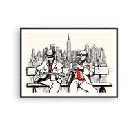 Poster 100x70cm jazz musica musicista Stampe Immagini Quadri Moderni Murale