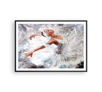 Poster 100x70cm La donna danza balletto corpo Stampe Immagini Quadri Moderni