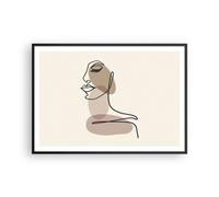 Poster 100x70cm Linea Arte Boho Stampe Immagini Quadri Moderni Murale