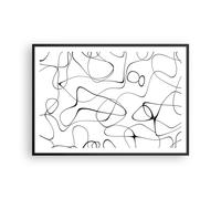 Poster 100x70cm Linea niente modello Stampe Immagini Quadri Moderni Murale