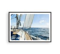 Poster 100x70cm mare crociera vela Stampe Immagini Quadri Moderni Murale