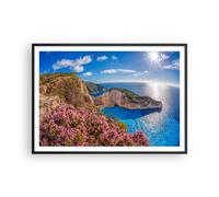 Poster 100x70cm mare estate fiore Stampe Immagini Quadri Moderni Murale