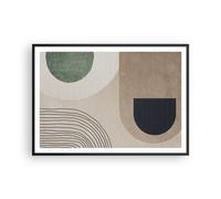 Poster 100x70cm Minimalismo Pezzo Astrazione Stampe Immagini Quadri Moderni