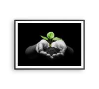 Poster 100x70cm Natura pianta scienza protezione Stampe Immagini Quadri Moderni