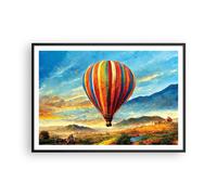Poster 100x70cm Palloncino Paesaggio Natura Stampe Immagini Quadri Moderni