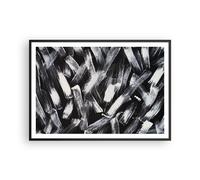 Poster 100x70cm Pezzo Moderno Spazzolatura Stampe Immagini Quadri Moderni Murale