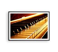 Poster 100x70cm Pianoforte musica concerto Stampe Immagini Quadri Moderni Murale