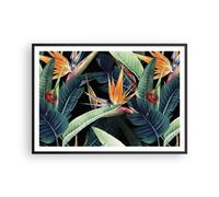Poster 100x70cm Pianta tropicale fiore Stampe Immagini Quadri Moderni Murale