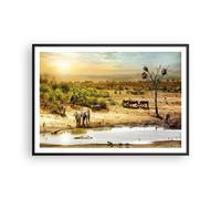 Poster 100x70cm safari animali Stampe Immagini Quadri Moderni Murale