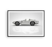 Poster 100x70cm Sportiva Auto Vintage Stampe Immagini Quadri Moderni Murale