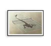 Poster 100x70cm Tennis Tribunali Sport Stampe Immagini Quadri Moderni Murale