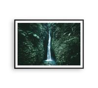 Poster 100x70cm Tropici Cascate Giungla Stampe Immagini Quadri Moderni Murale