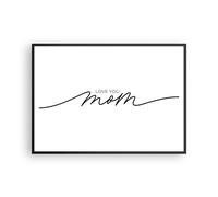 Poster 100x70cm Voglio bene alla tua mamma Stampe Immagini Quadri Moderni Murale