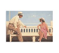 Poster 11 di Jack Vettriano, stampa artistica da parete per soggiorno, camera da letto, senza cornice, stile 50 x 75 cm