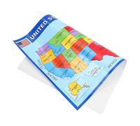 Poster 2 Pezzi Mappa America da Parete in Carta UV | Geografia Scolastica e Homeschooling, Adatto a Camere da Letto, Design Creativo per Studenti