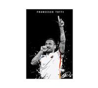 Poster 21 di Francesco Totti su tela, decorazione artistica da parete per soggiorno, camera da letto, senza cornice, stile 30 x 45 cm