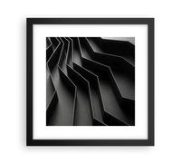 Poster 30x30cm 3D Labirinto Moderno Stampe Immagini Quadri Moderni Murale