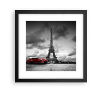 Poster 30x30cm Automobile Eiffle Parigi città Stampe Immagini Quadri Moderni