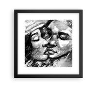 Poster 30x30cm Baci Amore Amanti Stampe Immagini Quadri Moderni Murale