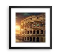 Poster 30x30cm Coloseum Roma Architettura Italia Stampe Immagini Quadri Moderni