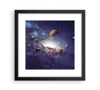 Poster 30x30cm Cosmo pianeti stelle Stampe Immagini Quadri Moderni Murale