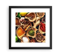 Poster 30x30cm Cucina cibo erbe spezie Stampe Immagini Quadri Moderni Murale