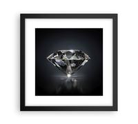 Poster 30x30cm Diamante Diamante Pietra Preziosa Stampe Immagini Quadri Moderni