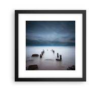 Poster 30x30cm Frangiflutti Nebbia Notte Stampe Immagini Quadri Moderni Murale