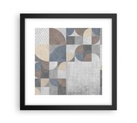 Poster 30x30cm Geometria Arte Pietra Stampe Immagini Quadri Moderni Murale
